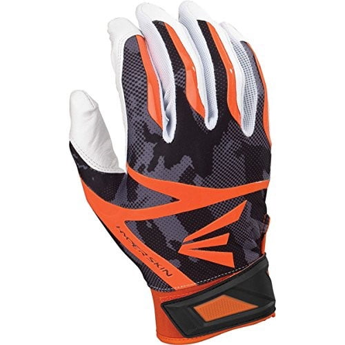 orange and black batting gloves
