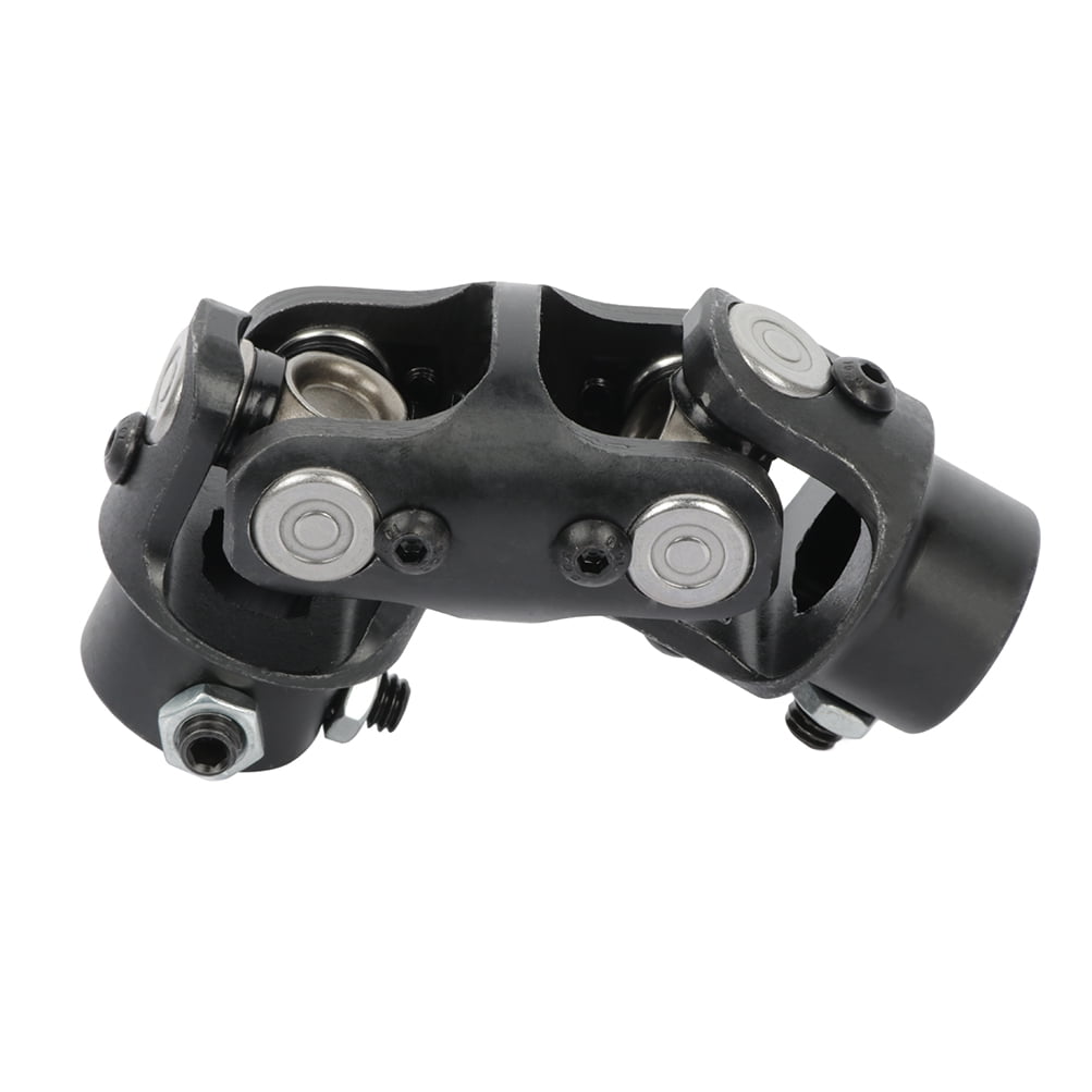 ECCPP Double 3/4" DD X 3/4" DD Universal Steering U-Joint Shaft Black