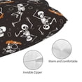 thumbnail image 3 of Fotbe Jumping Skull Funda de Almohada Decorativa Estilo Occidental, Lujo en Algodón, Fundas para Almohadas King, Cojín Estampado para Decoración del Hogar-14"x20", 3 of 6