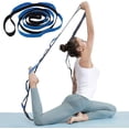 thumbnail image 1 of Yoga Stretch Strap. Multi Loops Adjustable Exercise Band For Stretching. Physical Therapy, 1 of 4