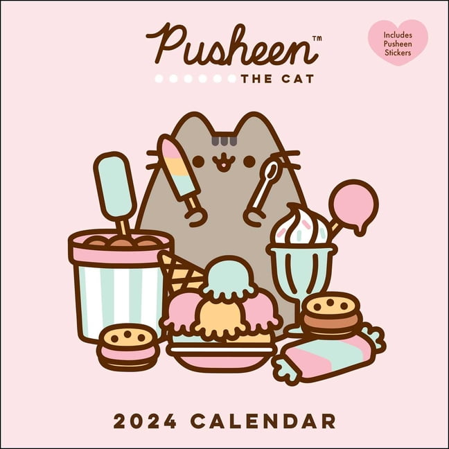 Pusheen 2024 Wall Calendar (Calendar)