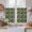 Green, variant on Vintage Flowers Kitchen Curtain for Berdoom Living Room Cafe 54 Inch Length, Spring Yellow Floral Country Leaves Blue Birds Tiers Curtains Light Filtering Drapes Window Treatment 2 Panels 52"Wx54"L