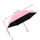 thumbnail image 4 of Yuarrent Paraguas de 5 pliegues, miniparaguas de bolsillo a prueba de viento, sombrilla para lluvia y sol, suministros de trabajo de viaje Paraguas de lluvia Rosado Yuarrent HA005385-04, 4 of 6