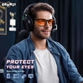 thumbnail image 3 of Gafas de bloqueo de luz azul ORANZI con 98,6% de protección UV400, 3 of 7