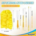 thumbnail image 4 of KEEPOW 4 Pack Reusable Duster Refill for Hand Duster, 360 Degree Dusters Refills for Cleaning, Ceiling Fan (Handle is Not Included), 4 of 8