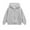 Grey, variant on Utlike Girls Jacket Hooded Zip Up Jacket Lightweight outerwear Casual Pullover Coat For Teens Youth Autumn Winter Fashion Comfort Fit Top For Daily Wear Size 5 Years-6 Years