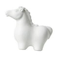 thumbnail image 2 of tamizeot Ceramic Figurine Gift Collection Horse Statue Cabinet White Office Living for Room, 2 of 6