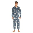thumbnail image 6 of joogoo Soccer Balls Stars Unisex Adults Onesies Pajamas Jumpsuits L, 6 of 7