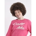 thumbnail image 4 of No Boundaries Conversational Printed Pullover with Long-Sleeves, Midweight, Women’s, 4 of 5