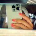 thumbnail image 4 of Kiss Impress Color Press On Nails, ‘Happier Vibes’, Orange, Short Squoval, 30 Count, 4 of 12