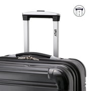 iFLY Fibertech 3-Piece Expandable Hardside Spinner Luggage Set – 20 Carry-On, 24 & 28 Checked, Black