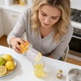 thumbnail image 4 of zhangmingg Manual Hand Held Juicer Extractor with Built In Spout and Corer for Fresh Orange Juice Easy Kitchen Tool, 4 of 7
