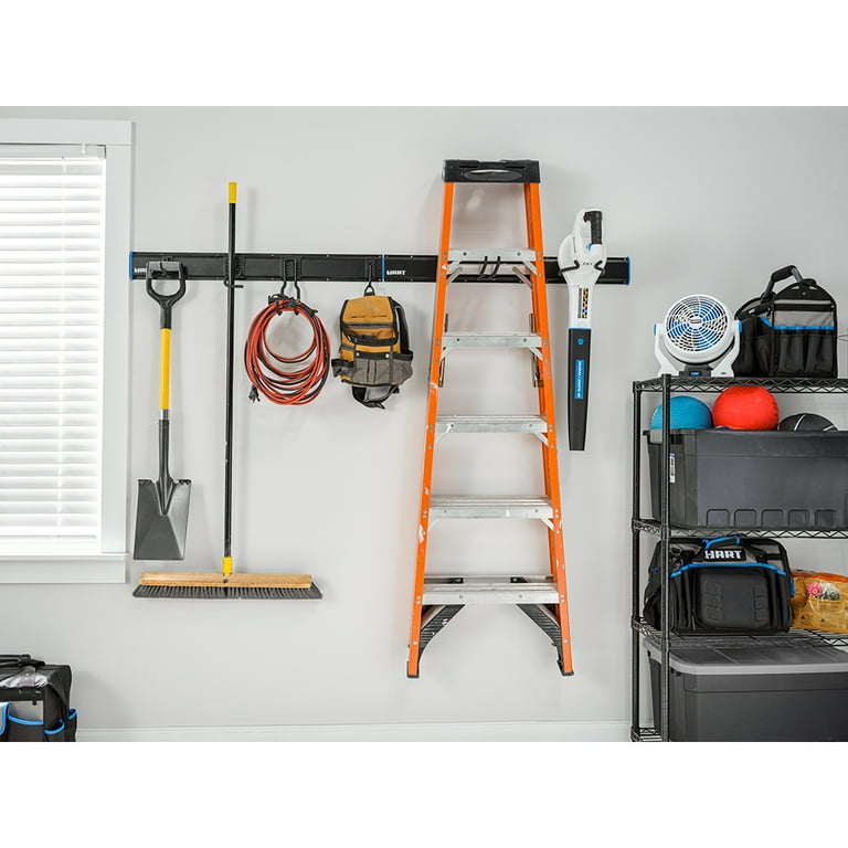 HART 8-Piece Garage Storage Rail Starter Kit 