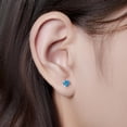 thumbnail image 4 of Flat Screw Back Stud Earrings,Flat Back CZ Earrings for Cartilage Helix Piercing for Women Men Hypoallergenic, 4 of 9