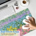 thumbnail image 4 of Long Mouse Pads for Desk,Pioneer Flower Floral Print Pattern Desk Mats on Top Of Desks, Desk Mouse Pad Extra Large with 3mm Non-Slip Base and Stitched Edge for Gaming,Office,Work,Home 31.5"x11.8", 4 of 6