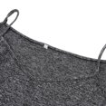 thumbnail image 3 of Tops de tirantes de espagueti de sólido Camisola con cuello en de swing irregulares para mujeres Gray L Yuyangstore tirante de espagueti sin mangas, 3 of 8