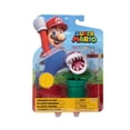 thumbnail image 2 of Super Mario 4 Inch Figure - Piranha Plant with Coin, 2 of 5