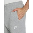 thumbnail image 5 of Nike Club Jersey Joggers Gray | White Medium, 5 of 7