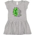 thumbnail image 3 of Inktastic Mental Health Awareness Green Sunflower Ribbon Girls Baby Dress, 3 of 5
