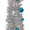 thumbnail image 2 of 6' Pre-Lit Silver and Blue Pre-Decorated Pop-Up Artificial Christmas Tree, 2 of 4