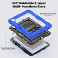 thumbnail image 3 of Funda Protectora para IPad Air de 11 Pulgadas, 10.9 Pulgadas con Soporte Giratorio de 360 ° (Azul), 3 of 9