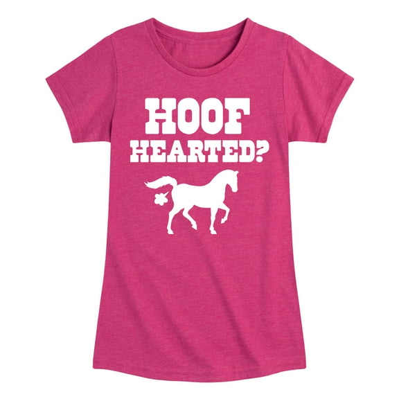 Instant Message - Hoof Hearted Horse - Toddler & Youth Girls Short Sleeve Graphic T-Shirt