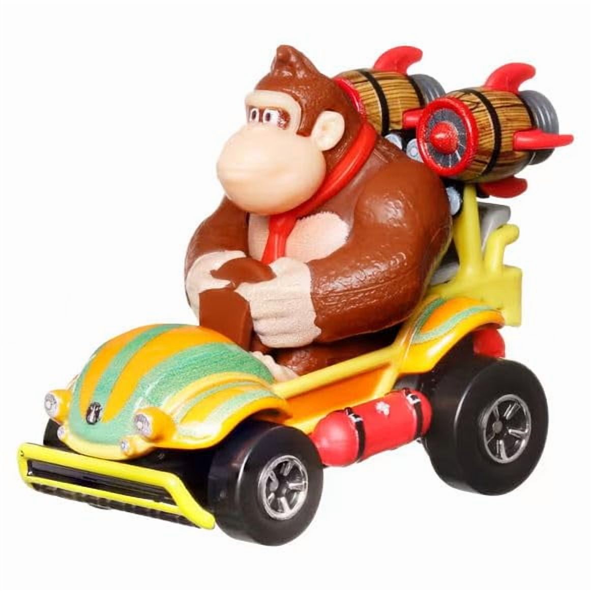 Hot Wheels Super Mario Bros. Movie Character Cars 4‑Pack, Mario, Toad, Koopa & Donkey Kong, Die‑Cast 1:64 Scale Vehicles, Ages 3+