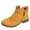 Yellow, variant on WAVSUF Women's Ankle Boots Lightweight Slip On Round Toe Fall Casual Platform Boots Purple 8.5