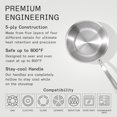 thumbnail image 3 of Made In Cookware - 2 Quart Stainless Steel Saucier Pan - 5 Ply Stainless Clad - Professional Cookware - Made in USA - Induction Compatible, 3 of 6