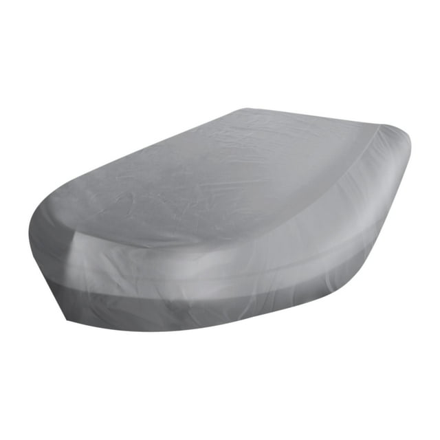 Funda para barco, tela Oxford duradera, resistente a la lluvia, protección solar, gris, universal para barco inflable en forma de V, marino, barco baj 470x210x46cm