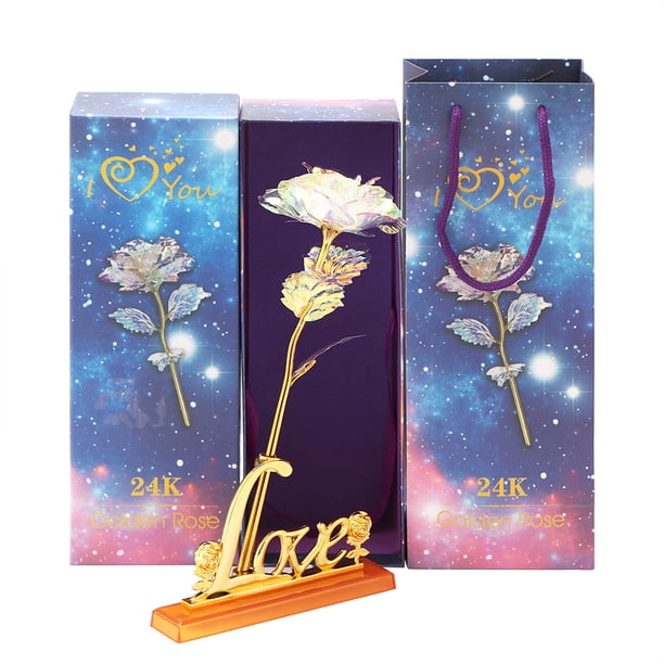 Romántico Colorido Hada Rosa Artificial Galaxia Rosa Flores Para Novia Regalo Del Día De San Valentín Fiesta De Boda Decoración Del Hogar Minnieouse HA025738-01