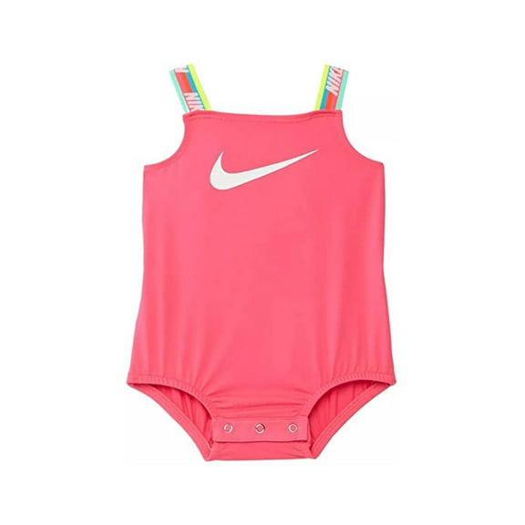 Nike G Rainbow Bubble Romper Baby Girls Sports Bras Size 3, Color: Hyper Pink/White