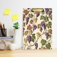 thumbnail image 6 of Wobogo Grape Seamless Picture Acrylic A4 Clipboards Silver Clip Stardard Size 9×12.5in Office Decorative for Students Workers, 6 of 10