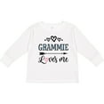 thumbnail image 3 of Inktastic Grammie Loves Me Arrow Childs Boys or Girls Long Sleeve Toddler T-Shirt, 3 of 5