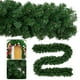 thumbnail image 3 of Guirnalda verde Artificial de Navidad, adorno colgante de ratán, pino, Fiesta en casa, 2,7 M, 3 of 4