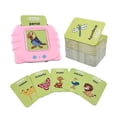 thumbnail image 1 of Tholdsy Máquina portátil de tarjetas de aprendizaje temprano, tarjetas flash parlantes educativas e intuitivas, eficiente rosa Type3 NO3, 1 of 6