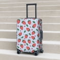 thumbnail image 5 of Uemuo Strawberries Printed Washable Luggage Cover - Fashion Suitcase Protector Fits 18-32 Inch Luggage -, 5 of 9