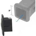 thumbnail image 4 of XSTRAP 2PCS Trailer Hitch Cover 2 inches Black Receiver Tube Trailer Hitch Plug, 4 of 5