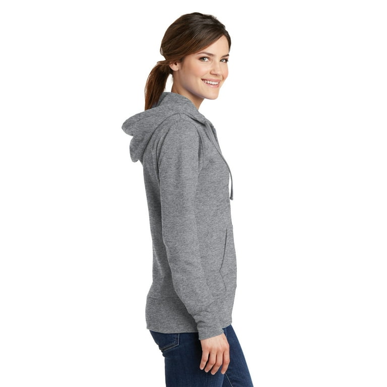 Port & Company® Ladies Core Fleece Full-Zip Hooded Sweatshirt