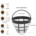 thumbnail image 2 of 4Pack No.4 Reusable Coffee Maker Basket Filter for Ninja Filters, Fit Most 8-12 Cup Basket Drip Coffee Machine, 2 of 7