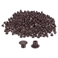 thumbnail image 1 of Uxcell 2000Pcs Screw Hole Plugs, 5mm(3/16") Dia Button Plugs Snap in Locking Hole Covers Flush Type Caps, Brown, 1 of 6