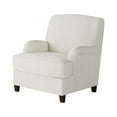 thumbnail image 2 of Southern Home Furnishings Chanica Oyster Fabric Accent Chair in Ivory Finish, 2 of 3