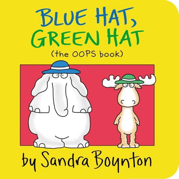 Pre-Owned Blue Hat, Green Hat by Sandra Boynton (Board book)