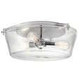 thumbnail image 1 of Kichler 45299CH Alton 75W 3 Light Flush Mount, Chrome, 1 of 1