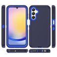 thumbnail image 5 of Xhy Samsung Galaxy A35 5G Case with Belt Clip Holster and Screen Protector Military Grade Protection 3 in 1 Shockproof Armor Rugged Durable Detachable for Galaxy A35 5G Phone - Dark Blue+Blue, 5 of 8
