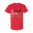thumbnail image 3 of Gildan Men's Naughty Nice Graphic Tee for Christmas, Short Sleeve Red Holiday T-Shirt, S Size, 3 of 5