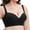 Black, variant on Front Closure Women Bras Wirefree Lace Plus Size Nursing Bras Beige Breathable Push up Plain Ladie's Bras 36ef-52fg