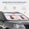 thumbnail image 4 of Gaeub Yak Foldable Auto Sun Blocker Visor, Sunshade for Car Front Window, Keeps Your Vehicle Cool - Large, 4 of 7