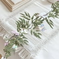 thumbnail image 6 of geerera 5.9 Ft Artificial Willow Garland with Flowers and Butterflies, Faux Willow Greenery for Wedding Decor, Table Backdrop Centerpieces Arch Wall Decorations, 6 of 6