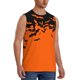 thumbnail image 2 of Balery Halloween With Black Bats Camisetas sin mangas para hombre, absorbe la humedad y protege contra el mal olor.-XX-Large, 2 of 7